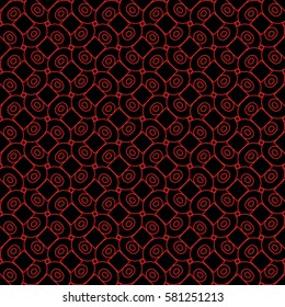 creative line geometric ornament with simple shape. seamless vector illustration. texture for design, wallpaper, invitation card, banner, fabric .
