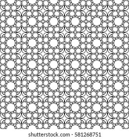 creative line geometric ornament with simple shape. seamless vector illustration. texture for design, wallpaper, invitation card, banner, fabric .