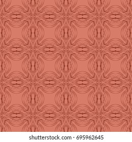 creative line geometric ornament with simple shape. seamless vector illustration. texture for design, wallpaper, invitation card, banner, fabric