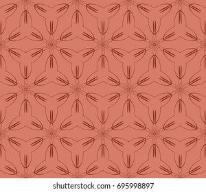 creative line geometric ornament with simple shape. seamless vector illustration. texture for design, wallpaper, invitation card, banner, fabric
