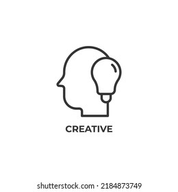 creative line icon. linear style sign for mobile concept and web design. Outline vector icon. Symbol, logo illustration. Vector graphics