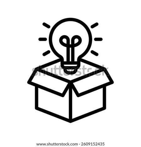 Creative Line Vector Illustration On White Background.