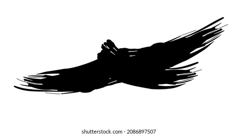 creative linear bird eagle design