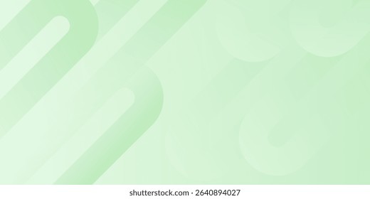 Creative linear green background. Bg, landing page and digital design concept. 3D Rendering