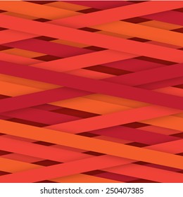 Creative lines red color isolated