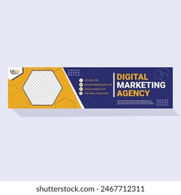 Creative Linkedin Banner design template.