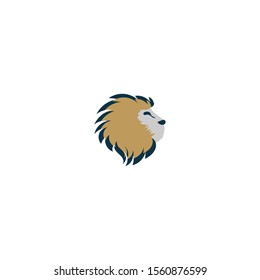 Creative Lion Head Design Logo Concept