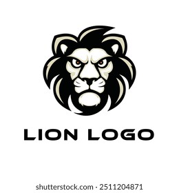 Creative lion head logo template