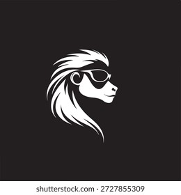 Plantilla creativa del Vector del logotipo de la mascota de la cabeza del león