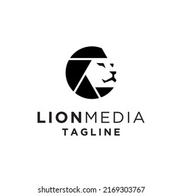 Creative Lion Lens Logo Icon Vector Stock Vector (Royalty Free ...