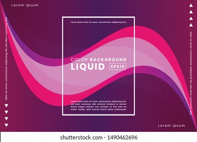 Creative liquid shape gradient background. Applicable for Poster template, landing page, ui, ux ,coverbook, baner, social media posted