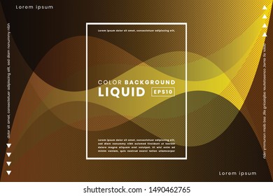 Creative liquid shape gradient background. Applicable for Poster template, landing page, ui, ux ,coverbook, baner, social media posted