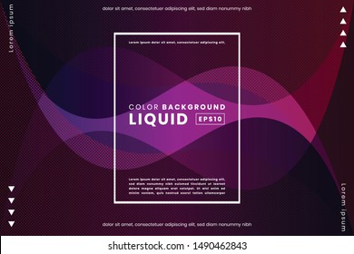 Creative liquid shape gradient background. Applicable for Poster template, landing page, ui, ux ,coverbook, baner, social media posted