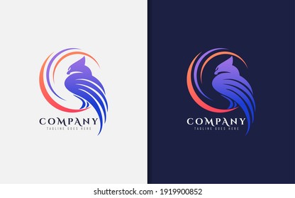 Creative Logo Based Eagle Head Shape. Usable for Brand and Company. Vector Logo Illustration.