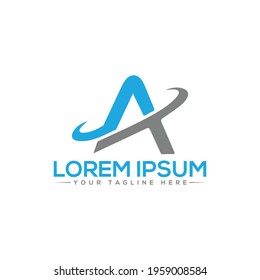 Creative A logo Best A logo tech A logo