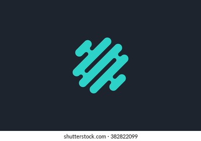 Creative logo. Brain logo. Minimalistic logo design. Abstract logo.