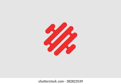 Creative logo. Brain logo. Minimalistic logo design. Abstract logo.