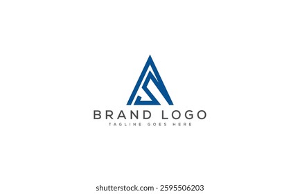 Creative AS logo for Branding and Startups.