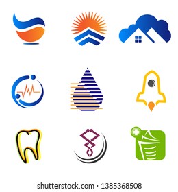 Creative logo Business Vector Icons collection
