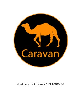 Creative logo for business-camel caravan