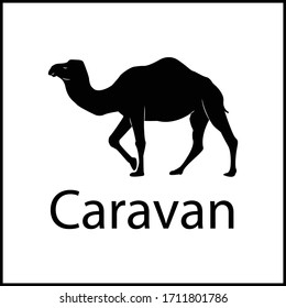 Creative logo for business-camel caravan