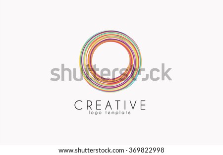 Creative logo. Colorful logo. geometric icon. 