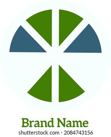 Creative logo for company. a unique example of a brand emblem. Creative design illustration. Vector design.