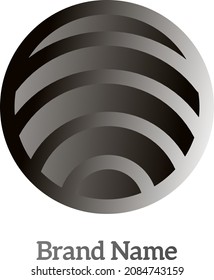 Creative logo for company. a unique example of a brand emblem. Creative design illustration. Vector design.