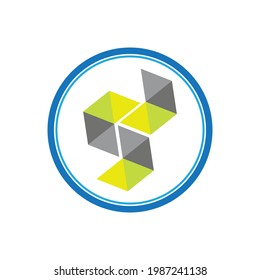 diseño de logotipo creativo para tecnologías de fintech y finanzas digitales