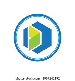 creative  logo concept design for fintech and digital finance technologies