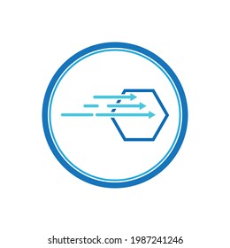 creative  logo concept design for fintech and digital finance technologies
