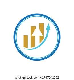 creative  logo concept design for fintech and digital finance technologies