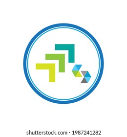 kreatives Logo-Design für Fintech- und Digitalfinanztechnologien