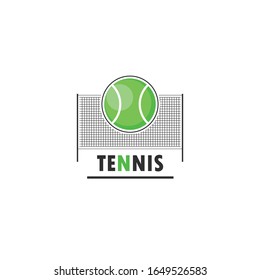 creative logo concept tennis club