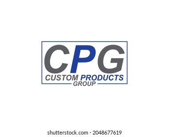 Creative logo , CPG mean (custom products group).eps