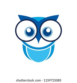 creative logo cute owl concept vector very good for your business