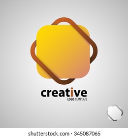Creative logo design. Abstract vector logo. Colorful logo. creative logo concept