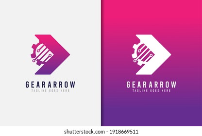 Creative Logo Design Based Arrow Shape. Usable For Brand and Company, Vector Logo illustration.
