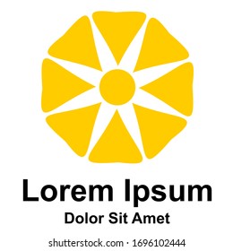 Creative logo design with beautiful shapes. company logo. polygon logo