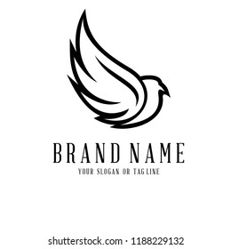 Creative logo design bird vector templates that are suitable for your various businesses