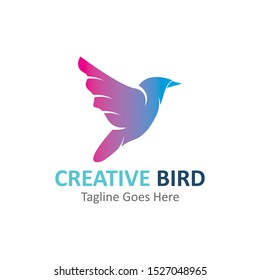 Creative logo design Bird vector template icon