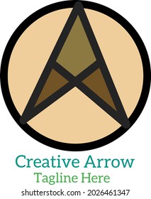 Creative logo design for brand name.