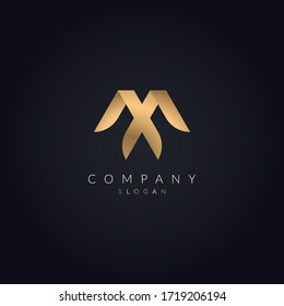 Creative Logo Design by Letter M, Elegant alphabet M luxury branding  Minimalist Icon Monogram.