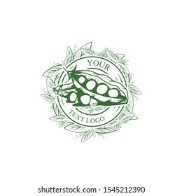 Creative logo design classic peas for your business