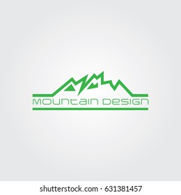 Creative logo design for company and Unique symbol with mountain.