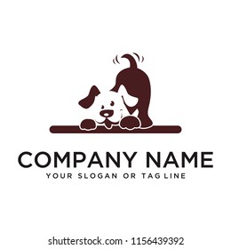 creative logo design concept vector dog
