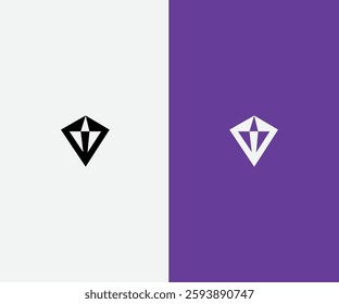 Creative logo design Diamond Shape Concept