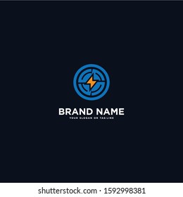 creative logo design electric vector template
