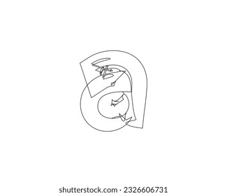 a creative logo design element