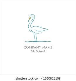 Creative Logo Design Flamingo Logo